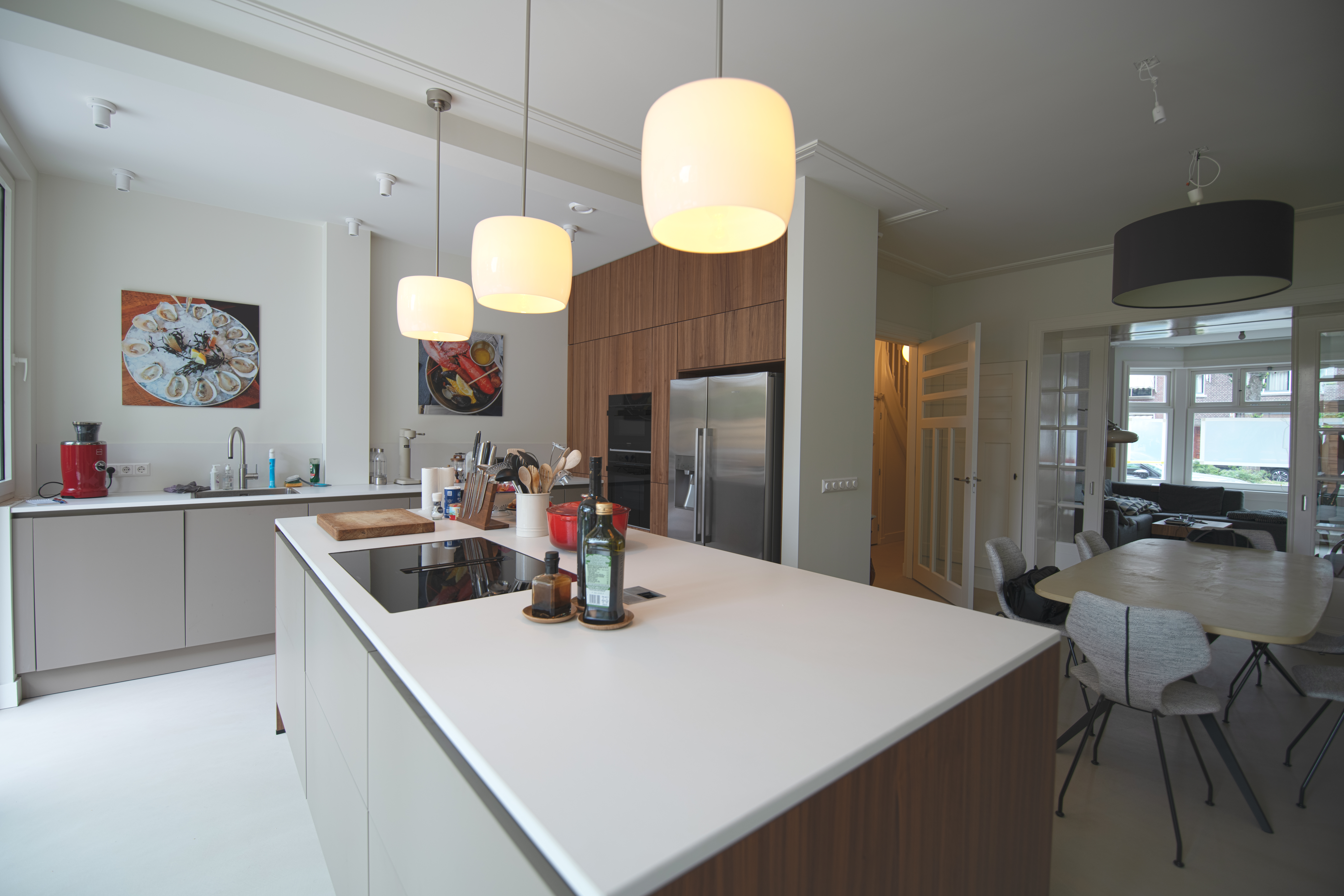 Nieuwe keuken in pand waar Kopen na Kijken een totaalrenovatie deed