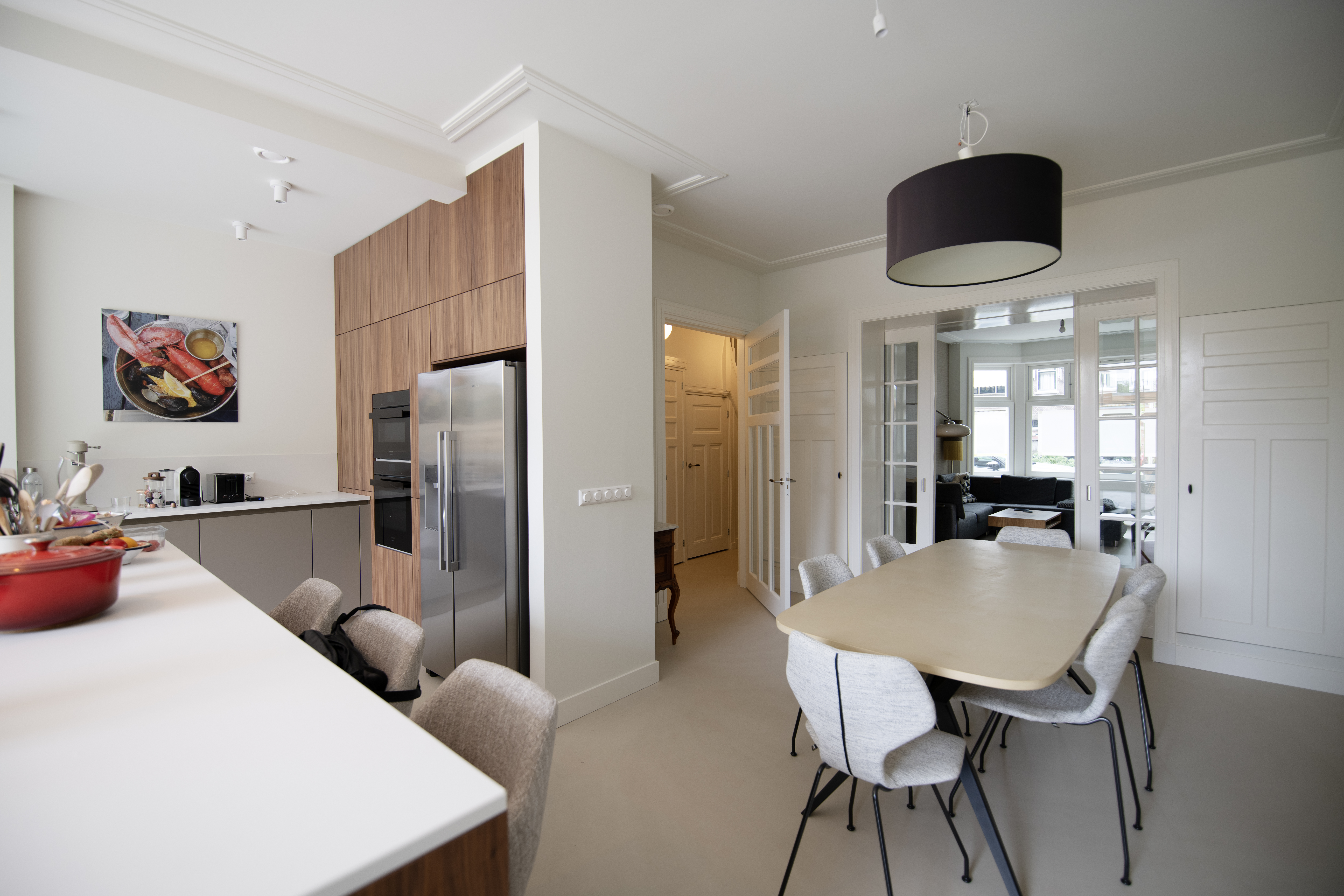 Eetkamer in door Kopen na Kijken geraliseerde droomwoning in Den Haag